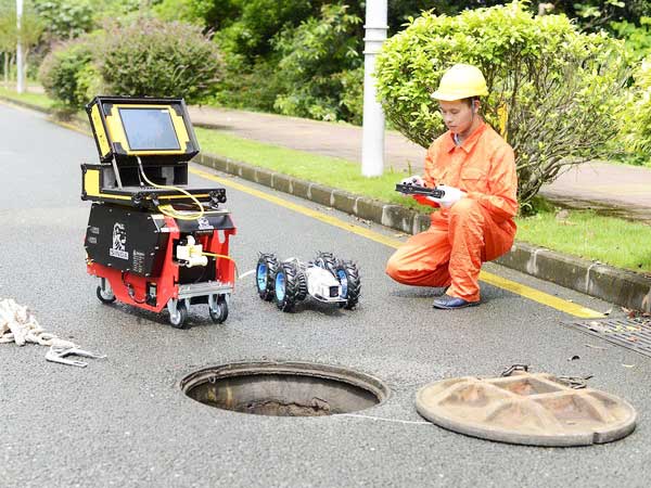 灵台管道机器人检测